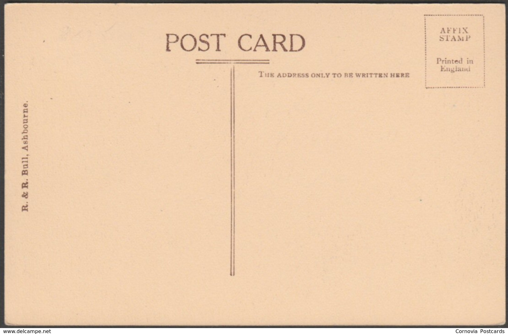 Peveril Of The Peak Hotel, Dovedale, Derbyshire, C.1920 - R & R Bull Postcard - Derbyshire