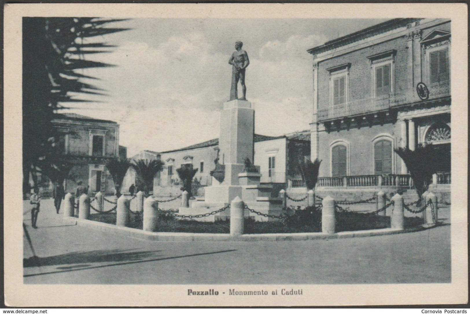 Monumento Ai Caduti, Pozzallo, 1942 - Sigona Cartolina - Altri & Non Classificati