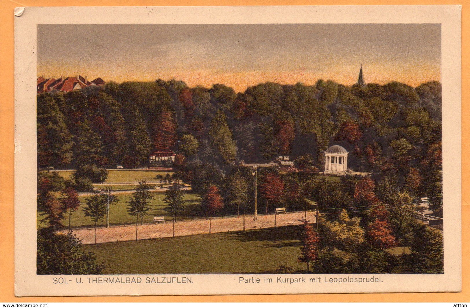 Bad Salzuflen Germany 1919 Postcard Mailed - Bad Salzuflen