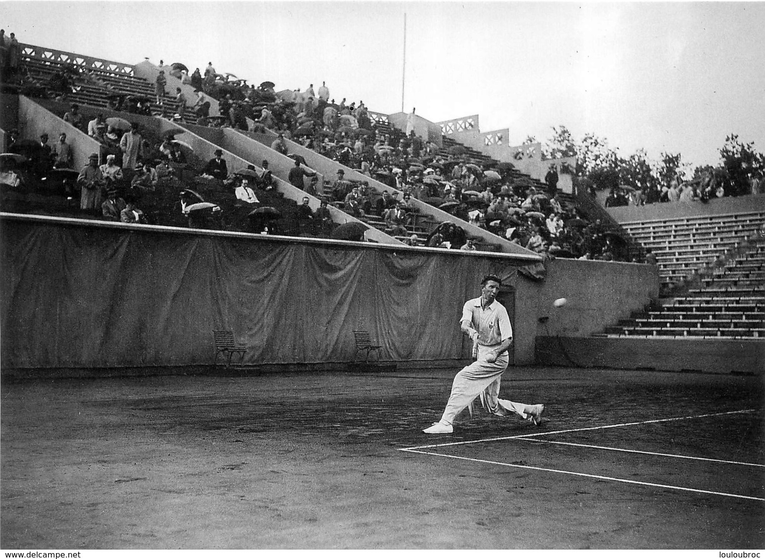 ROLAND GARROS 1938 DONALD BUDGE PHOTO 17 X 12 CM TIRAGE DU JOURNAL L'EQUIPE - Sonstige & Ohne Zuordnung