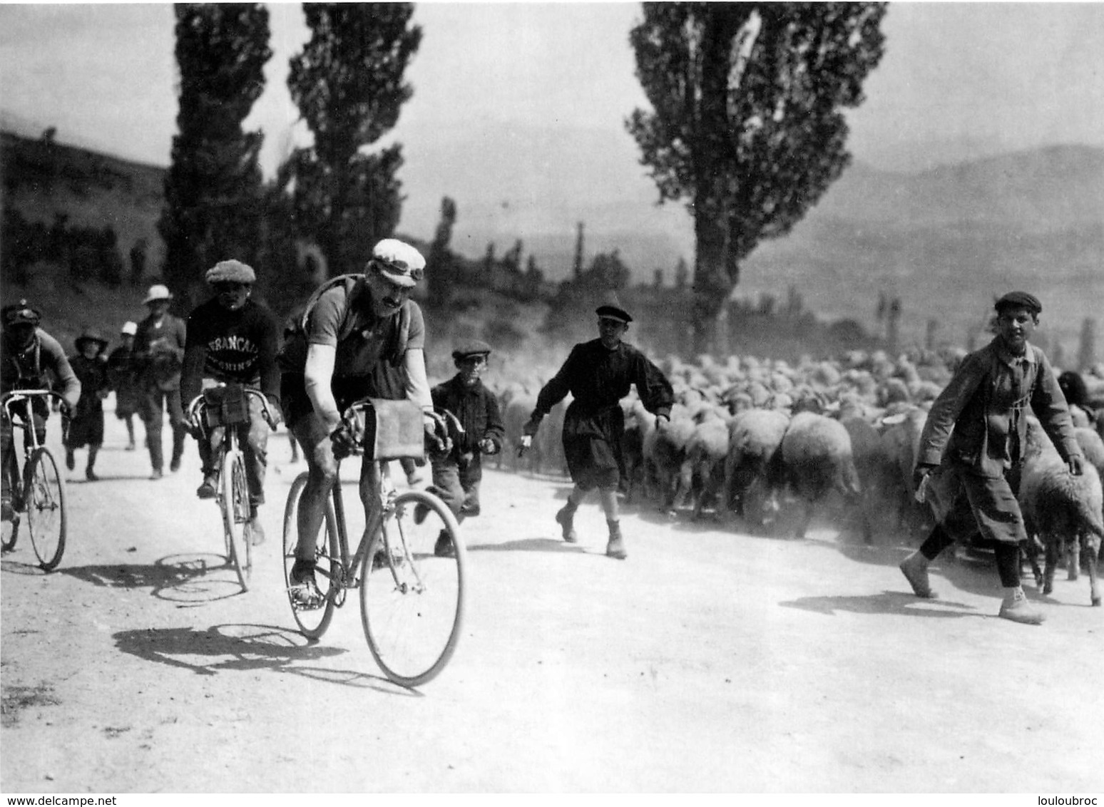 TOUR DE FRANCE 1913 LUCIEN PETIT BRETON  VAINQUEUR EN 1907 ET 1908  PHOTO 17 X 12 CM TIRAGE DU JOURNAL L'EQUIPE - Radsport