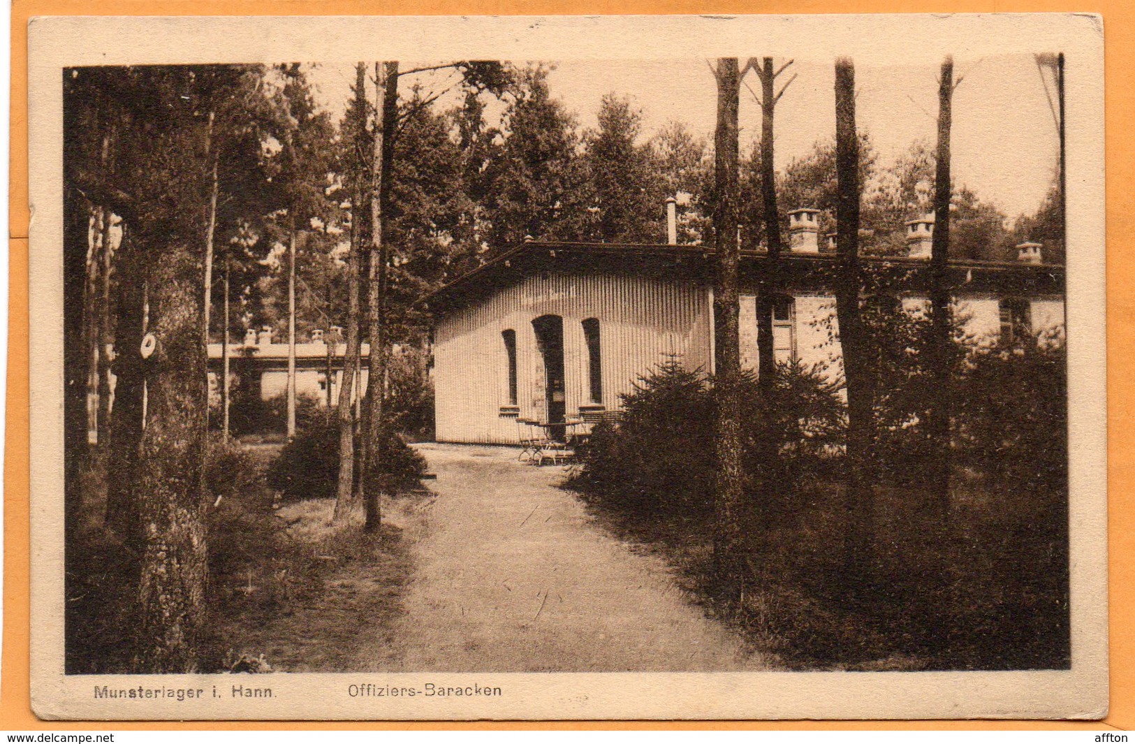 Munster Lager I Hann Germany 1915 Postcard Mailed - Munster