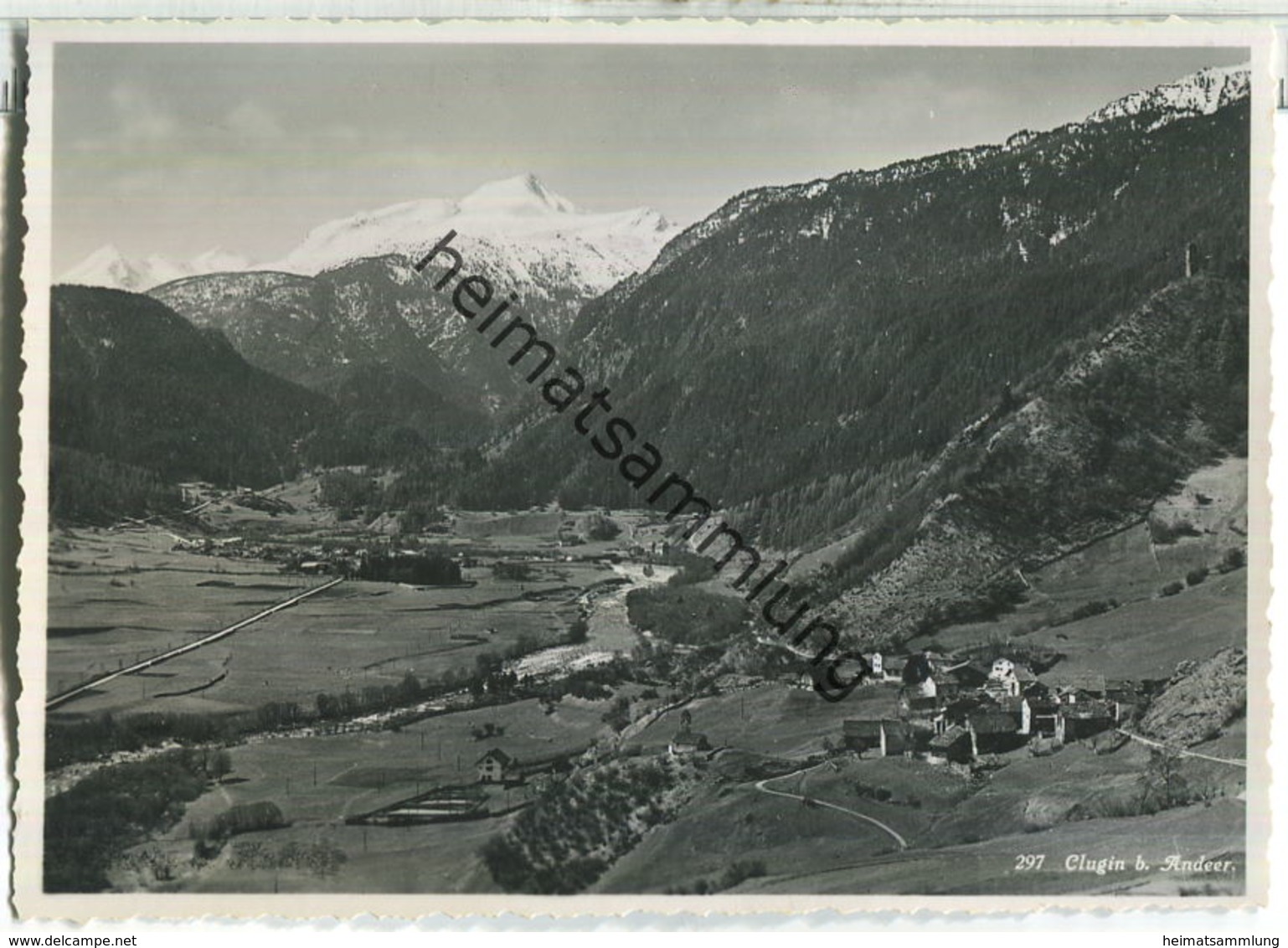 Clugin Bei Andeer - Foto-Ansichtskarte - Verlag R. Guler Thusis - Andeer