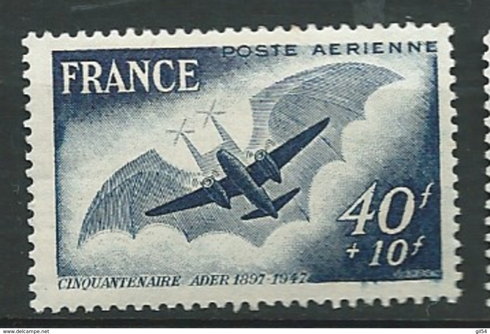 Poste Aérienne  Yvert N°223*  Avec  Trace De Charnière - Aab 25107 - 1927-1959 Postfris