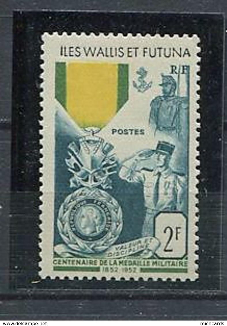 WALLIS ET FUTUNA 1952 - Yvert 156 - Medaille Militaire - Neuf * (MLH) Avec Trace De Charniere - Neufs