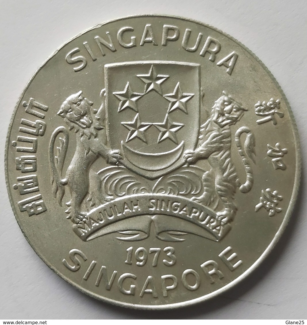 Singapore 10 Dollars, 1973 Hawk KM # 9.2 - Singapore