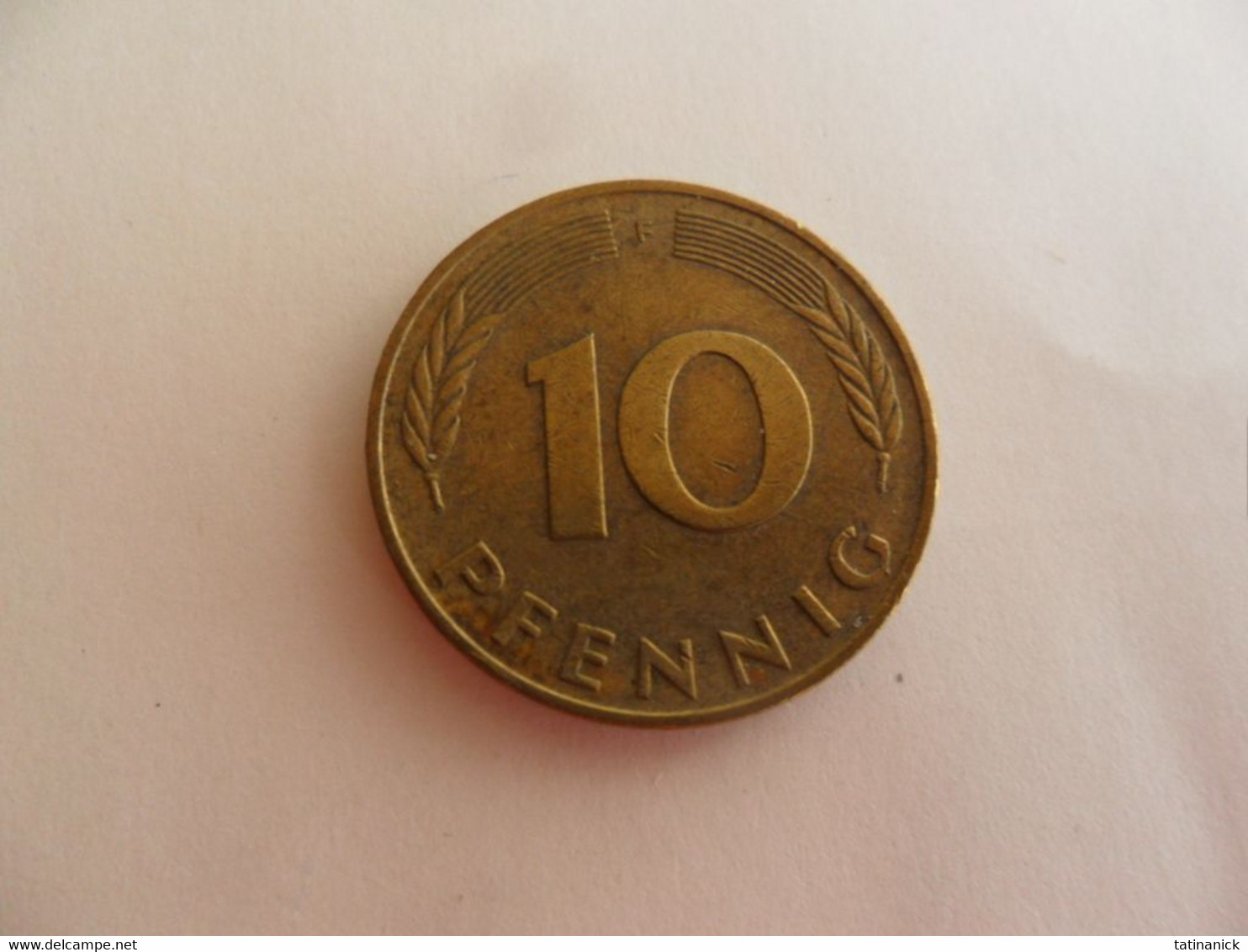 10 Pfennig 1980 F - 10 Pfennig