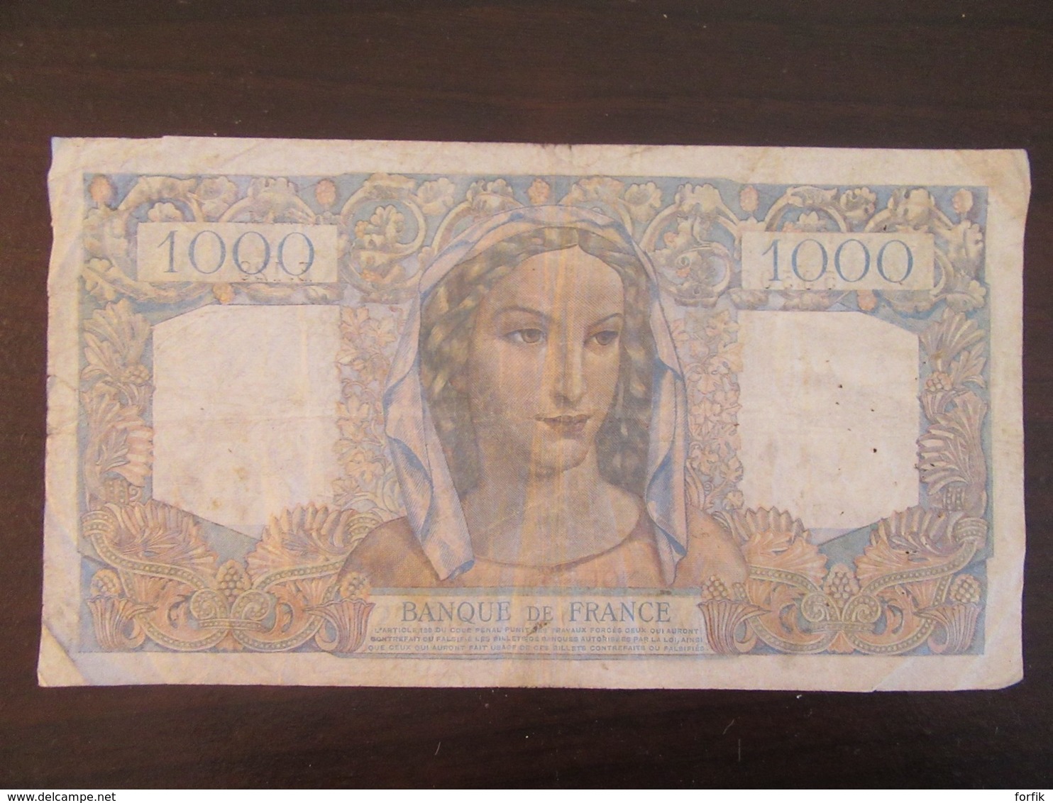 France - Billet 1000 Francs Cérès Et Mercure 22-11-1945 E.129 - F.41.08 - TB - 1 000 F 1927-1940 ''Cérès Et Mercure''