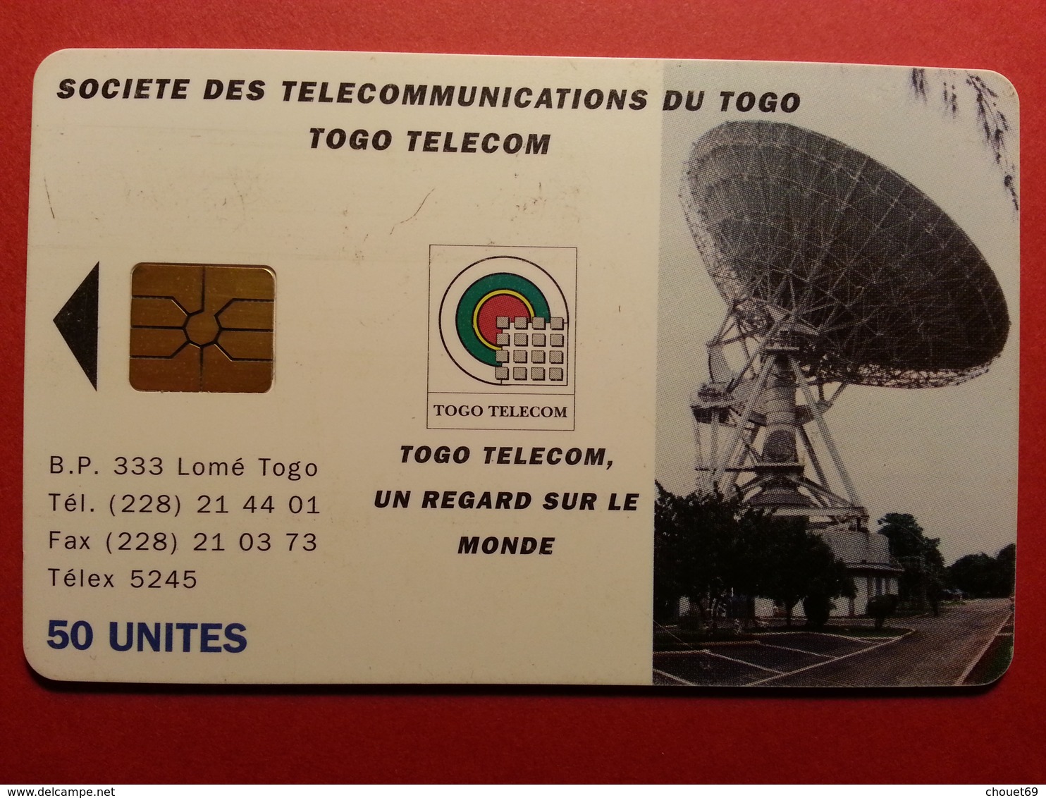 TOGO 50u EARTH STATION New Design  (BA0220.2 - Togo