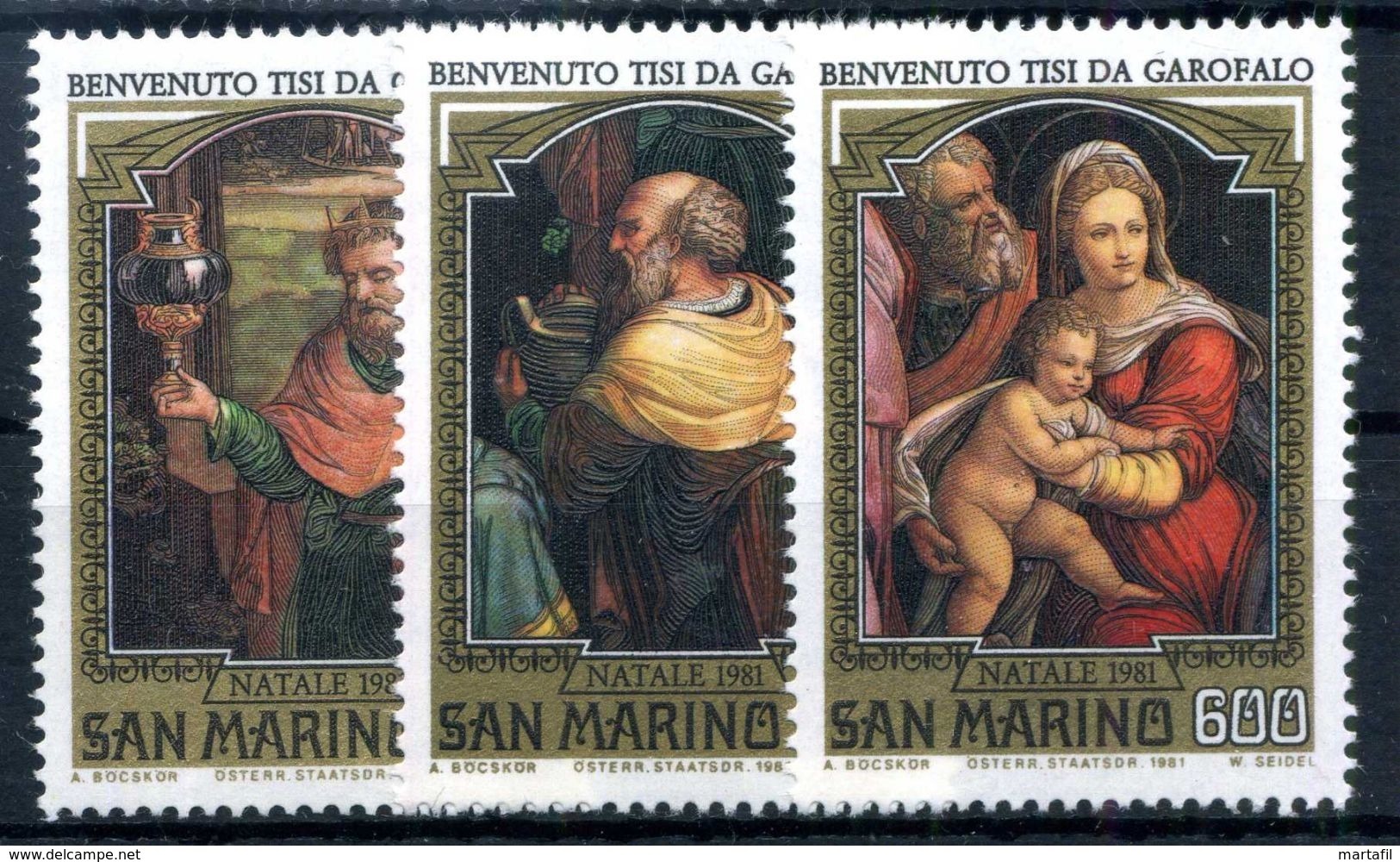 1981 SAN MARINO SET MNH** - Unused Stamps