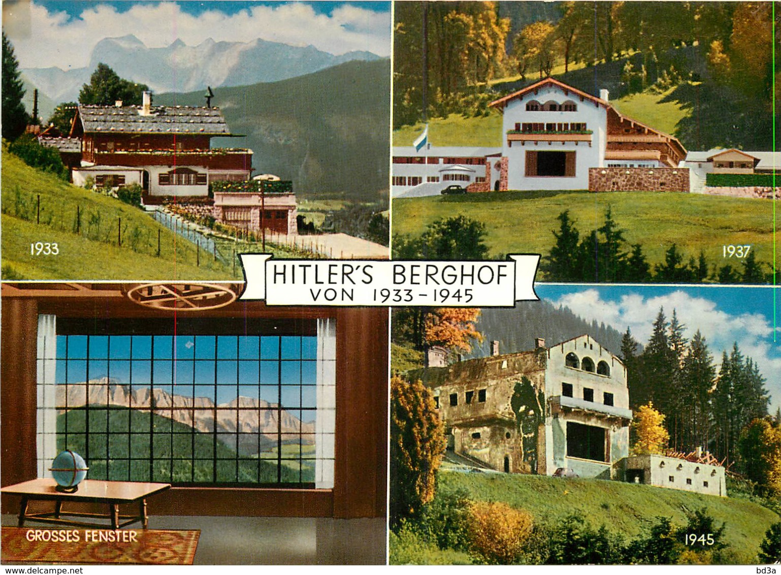 HITLERS BERGHOF A. OBERSALZBERG MAISON DE HITLER - Autres & Non Classés