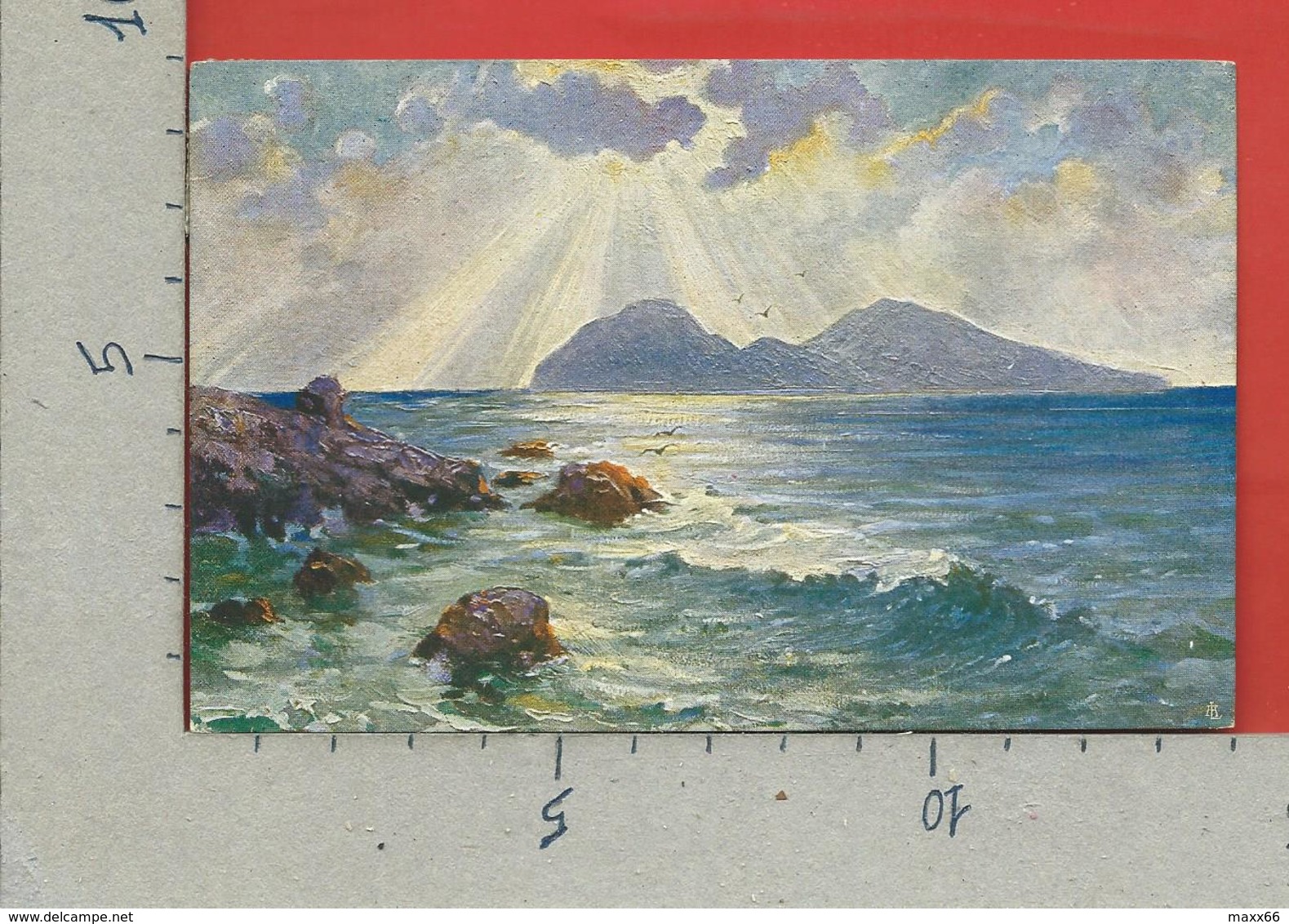 CARTOLINA VG ITALIA - CAPRI (NA) - La Perla Del Mediterraneo - 9 X 14 - 1920 Per PARIGI - Napoli