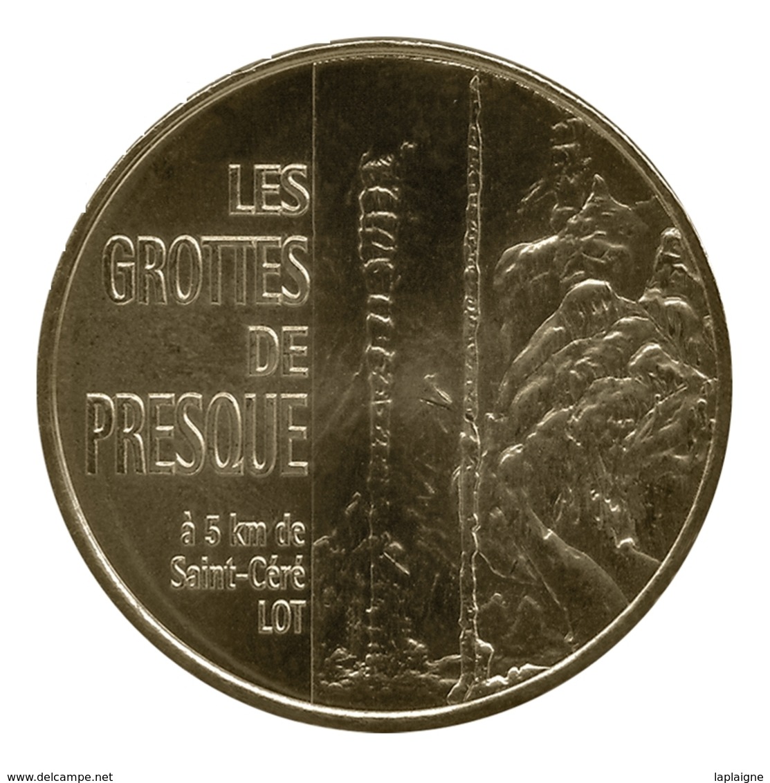 Monnaie De Paris , 2011 , Saint Medard De Presque , Les Grottes De Presque , Le Cierge - Autres & Non Classés