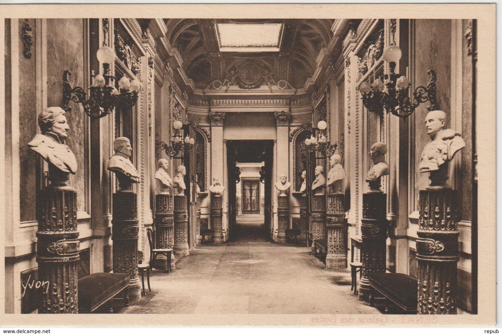 Oblitération Paris 126 Palais Du Luxembourg 24-12-1946 Première Séance Du Conseil De La République (remplace Le Sénat) - 1921-1960: Moderne