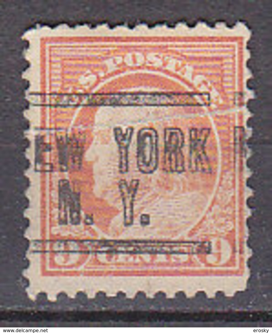 J0474 - ETATS UNIS USA Yv N°186 NEW YORK - Precancels