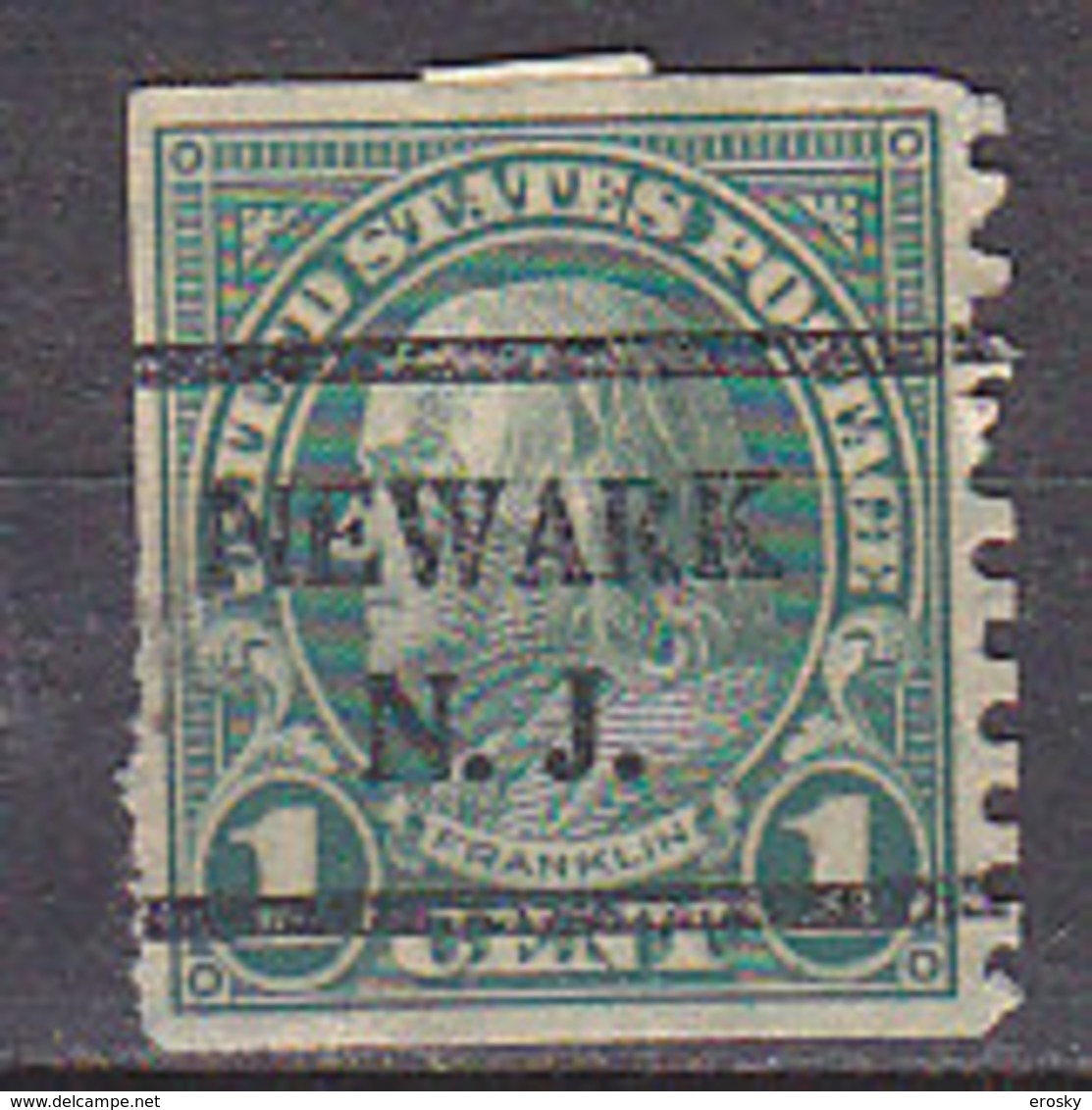 J0483 - ETATS UNIS USA Yv N°228Cd NEWARK - Preobliterati