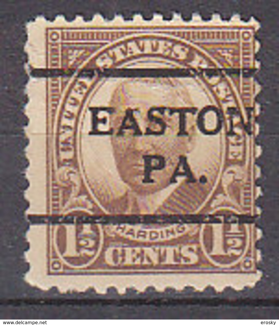 J0507 - ETATS UNIS USA Yv N°292 EASTON - Prematasellado