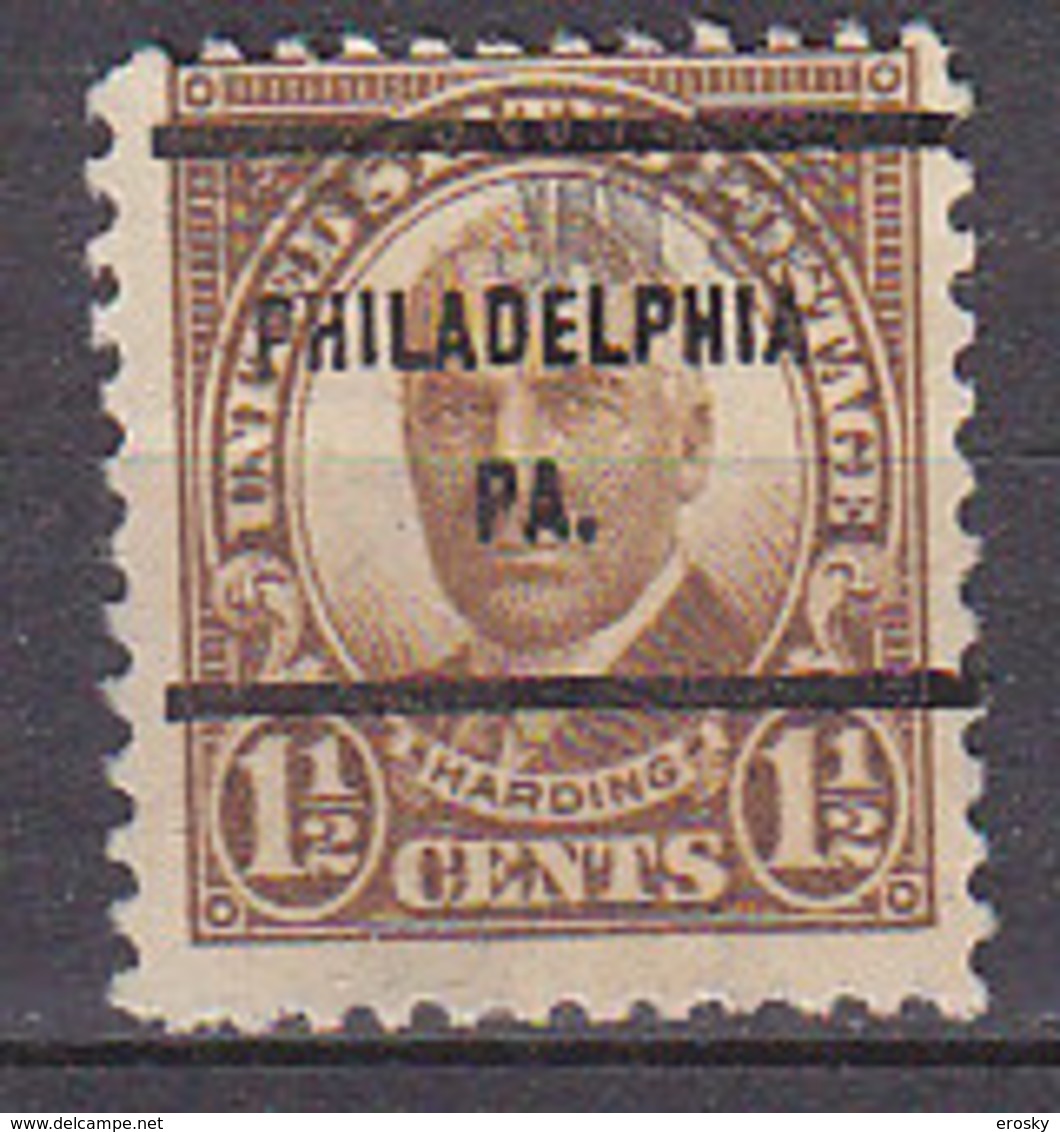 J0509 - ETATS UNIS USA Yv N°292 PHILADELPHIA - Preobliterati