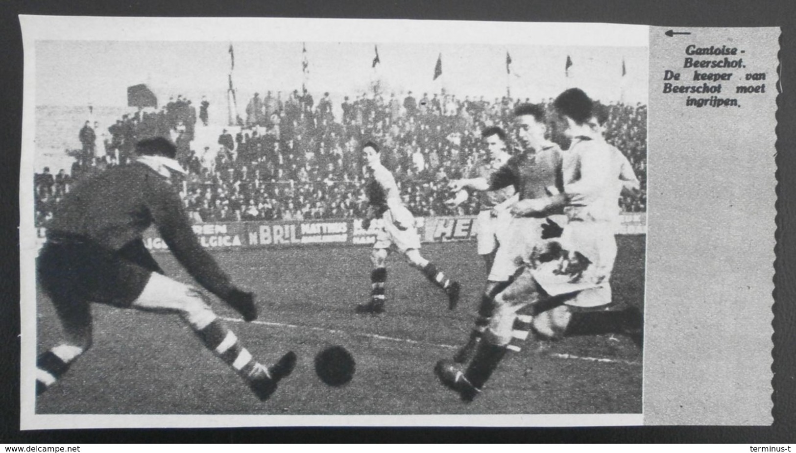 Gantoise-Beerschot : Voetbal 1949 - Documenti Storici