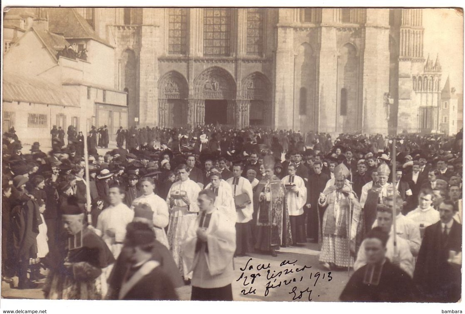 CHALONS SUR MARNE - Carte Photo Du Sacre  De Monseigneur Tissier. - Châlons-sur-Marne