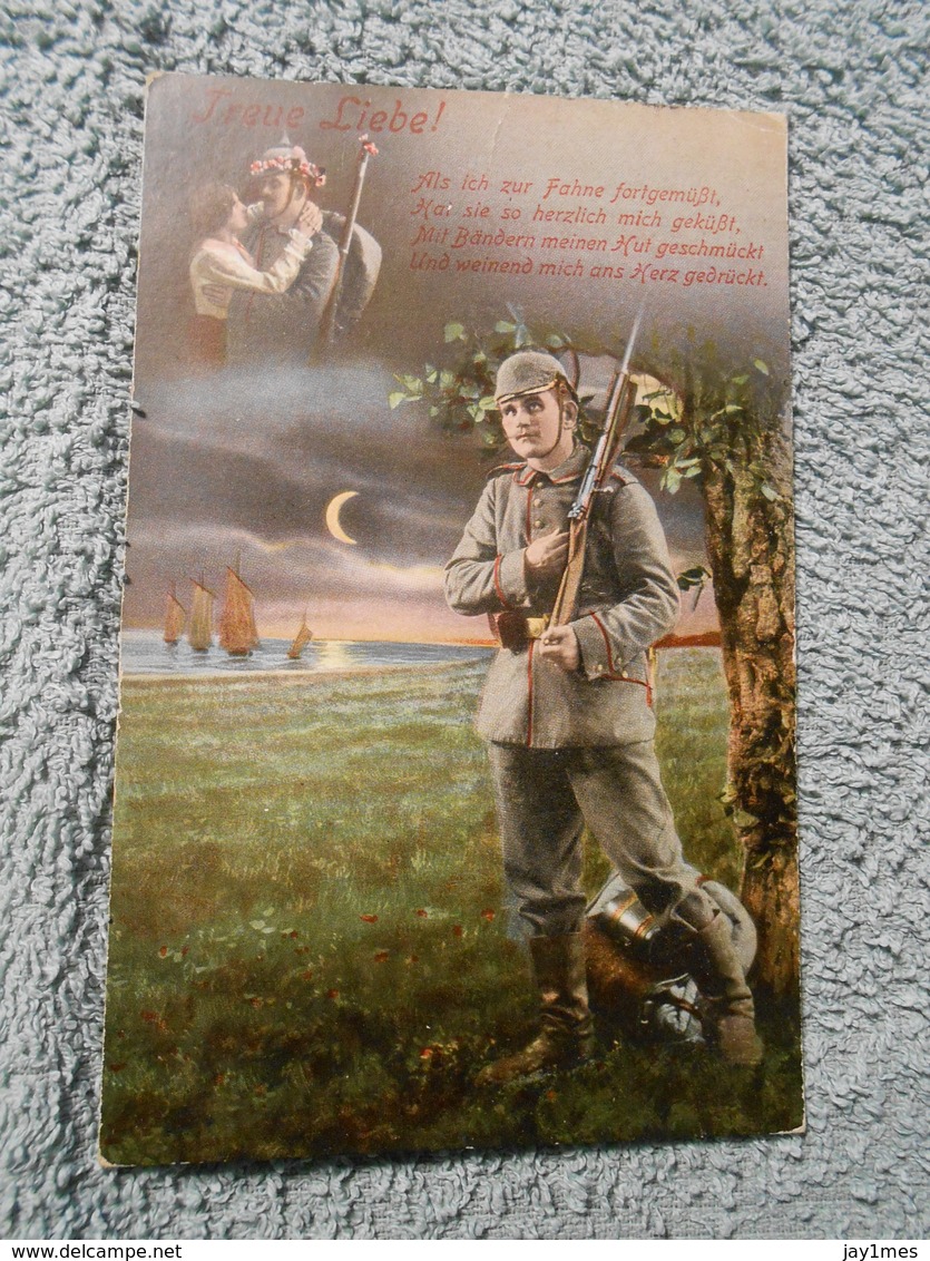 Cpa Pk Patriotika - Feldpost Propagande Deutschland  Ww1 Guerre 14-18  1wk - Guerre 1914-18