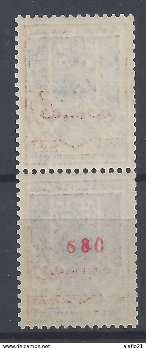 BLASON MONT De MARSAN N° 1469 Et 1469a - N° Rouge De ROULETTE - NEUF ** - LUXE - Coil Stamps