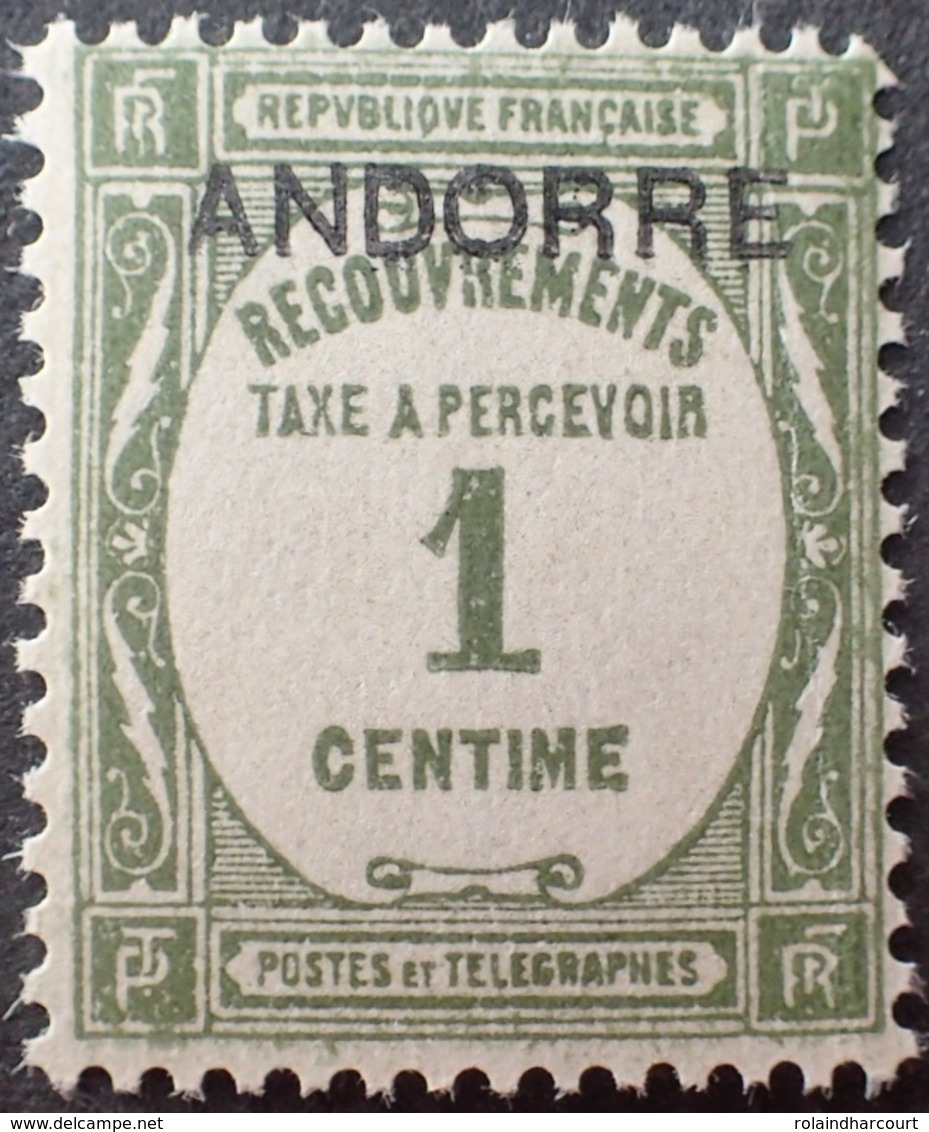 FD/3585 - 1931/1932 - ANDORRE FR. - TIMBRE-TAXE - N°9 NEUF** - Nuovi