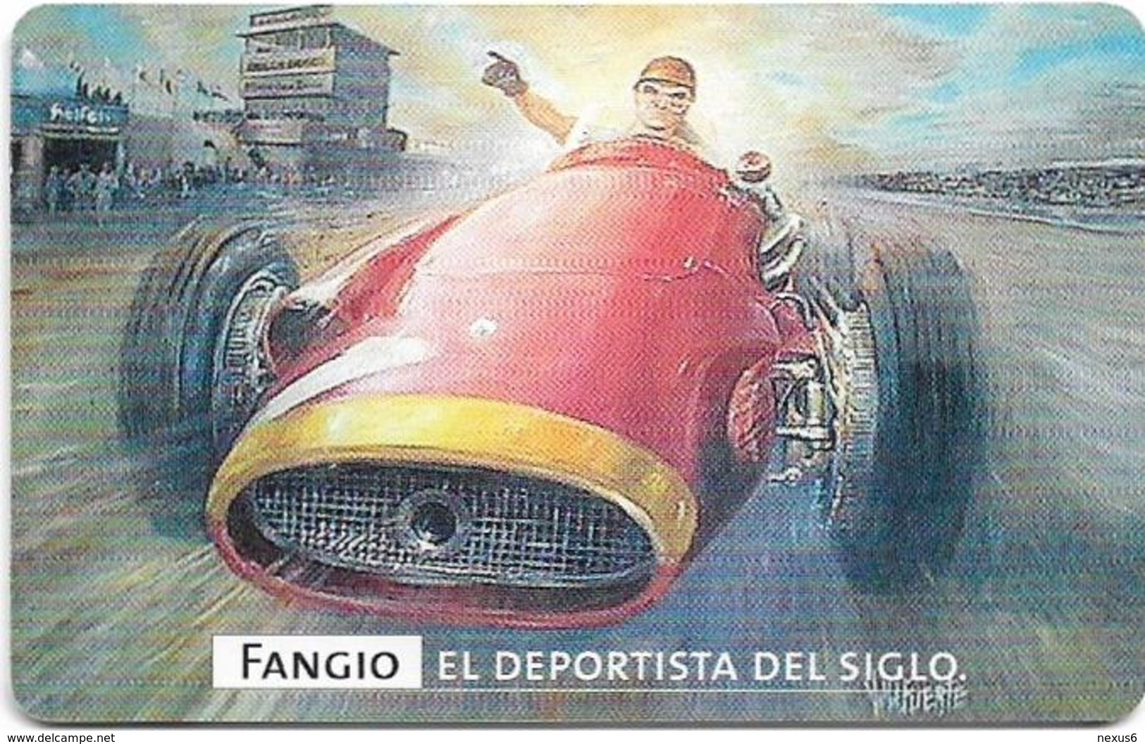 Argentina - Telefónica - Juan Manuel Fangio Cars 8/8, 07.1999 - 50.000ex, Used - Argentina
