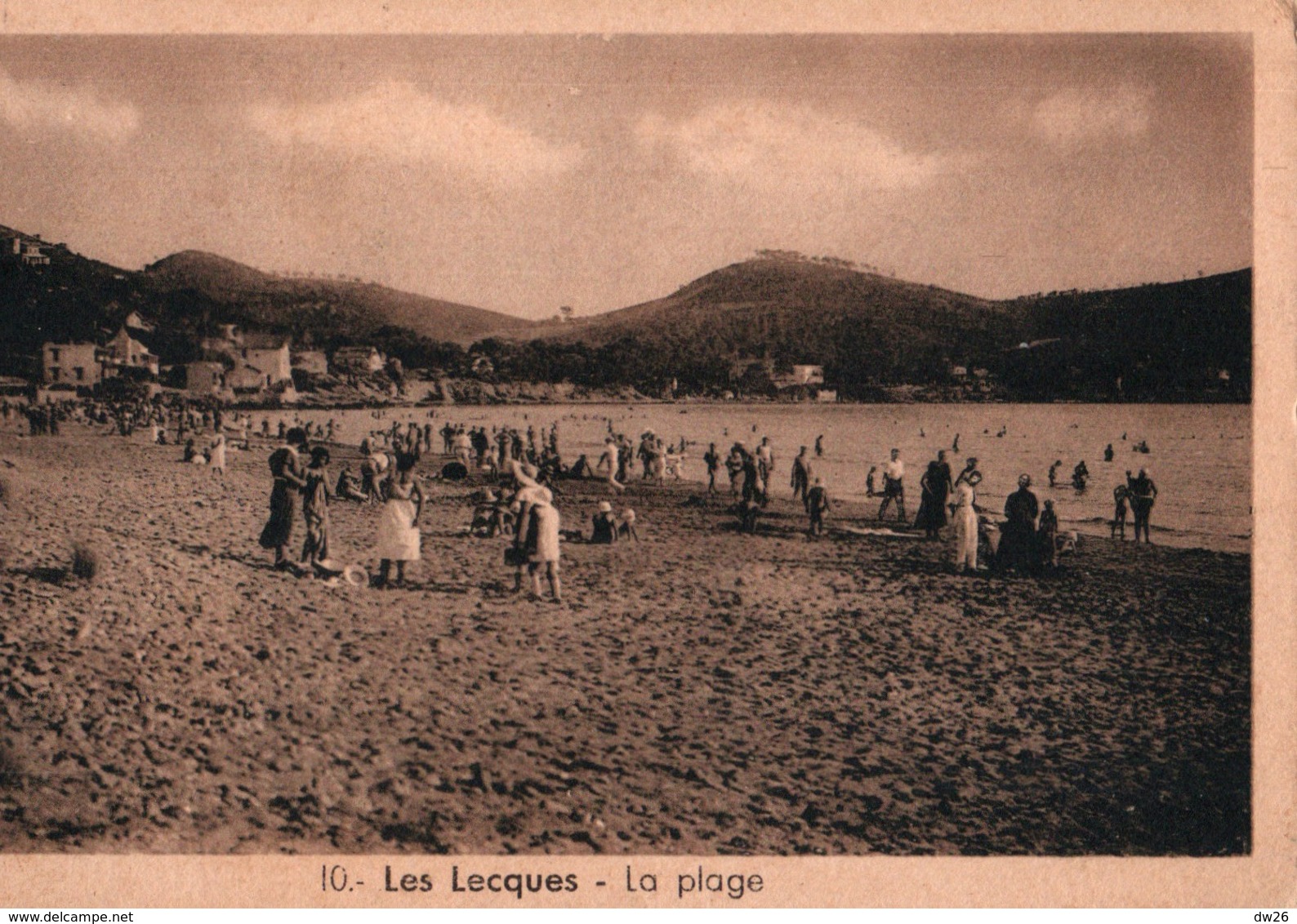 Les Lecques (Var) - La Plage - Edition Fontaine - Carte N° 10 - Les Lecques