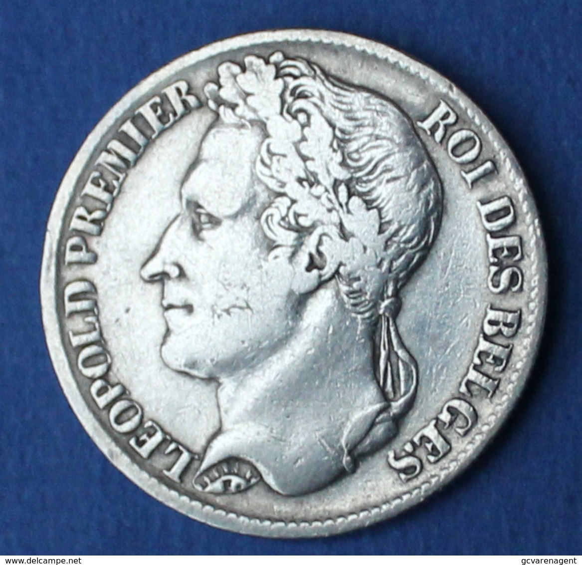 BELGIE  LEOPLD I - 1 FRANC 1833  - PRACHTIGE KWALITEIT  4 SCANS - 1 Franc