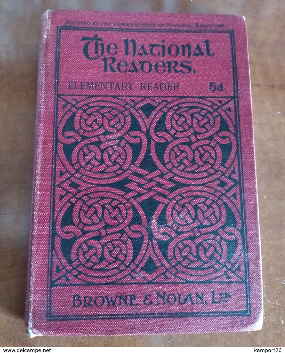 1906 NATIONAL READERS Brown & Nolan's ENGRAVINGS Series Rare ELEMENTARY READER  L'ÉCOLE DE LA SÉRIE - Educación