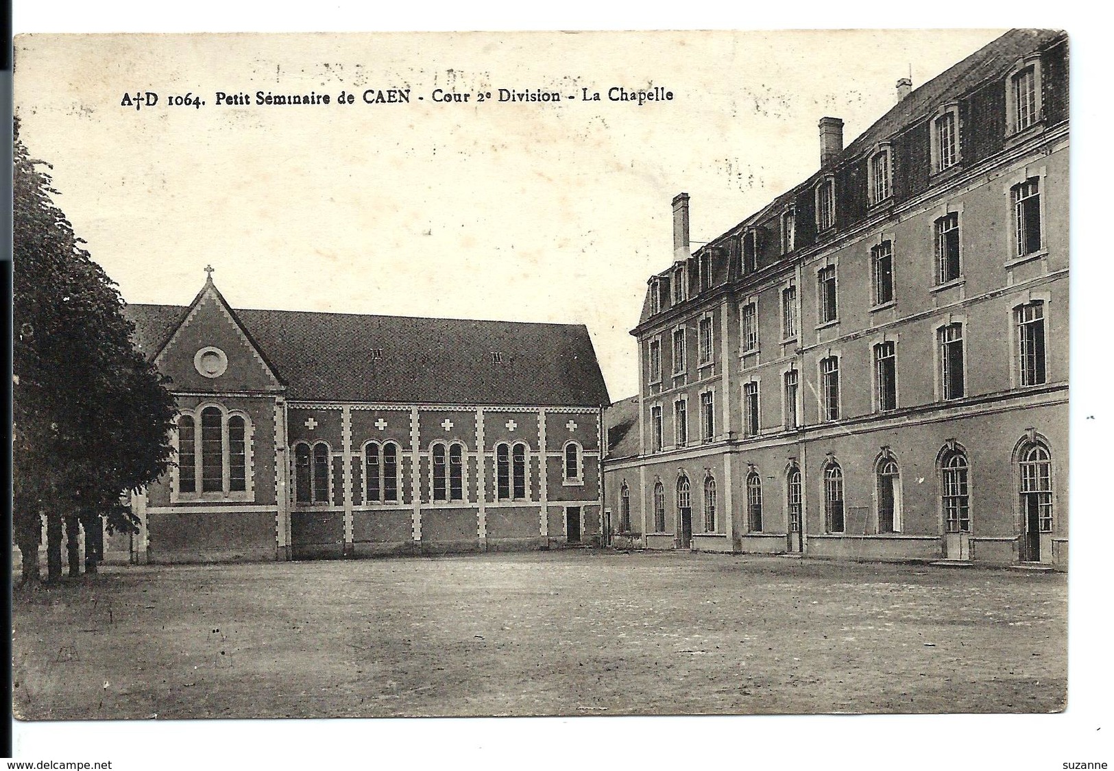 CAEN - Petit Séminaire - Cour 2e Division - Chapelle - Dubosq éditeur - VENTE DIRECTE X - Caen