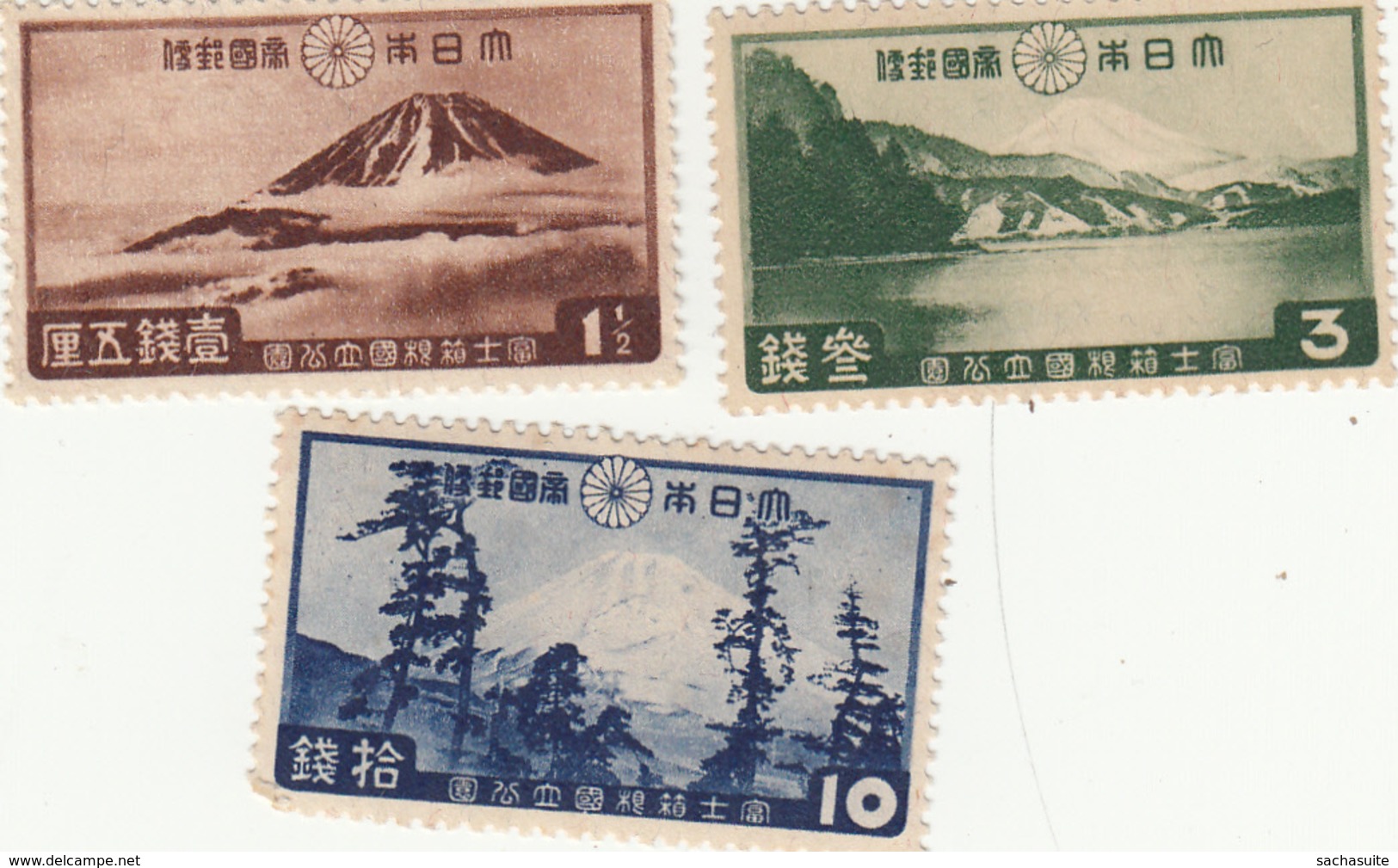 JAPON  Y.T No 223-224-------226 - Unused Stamps