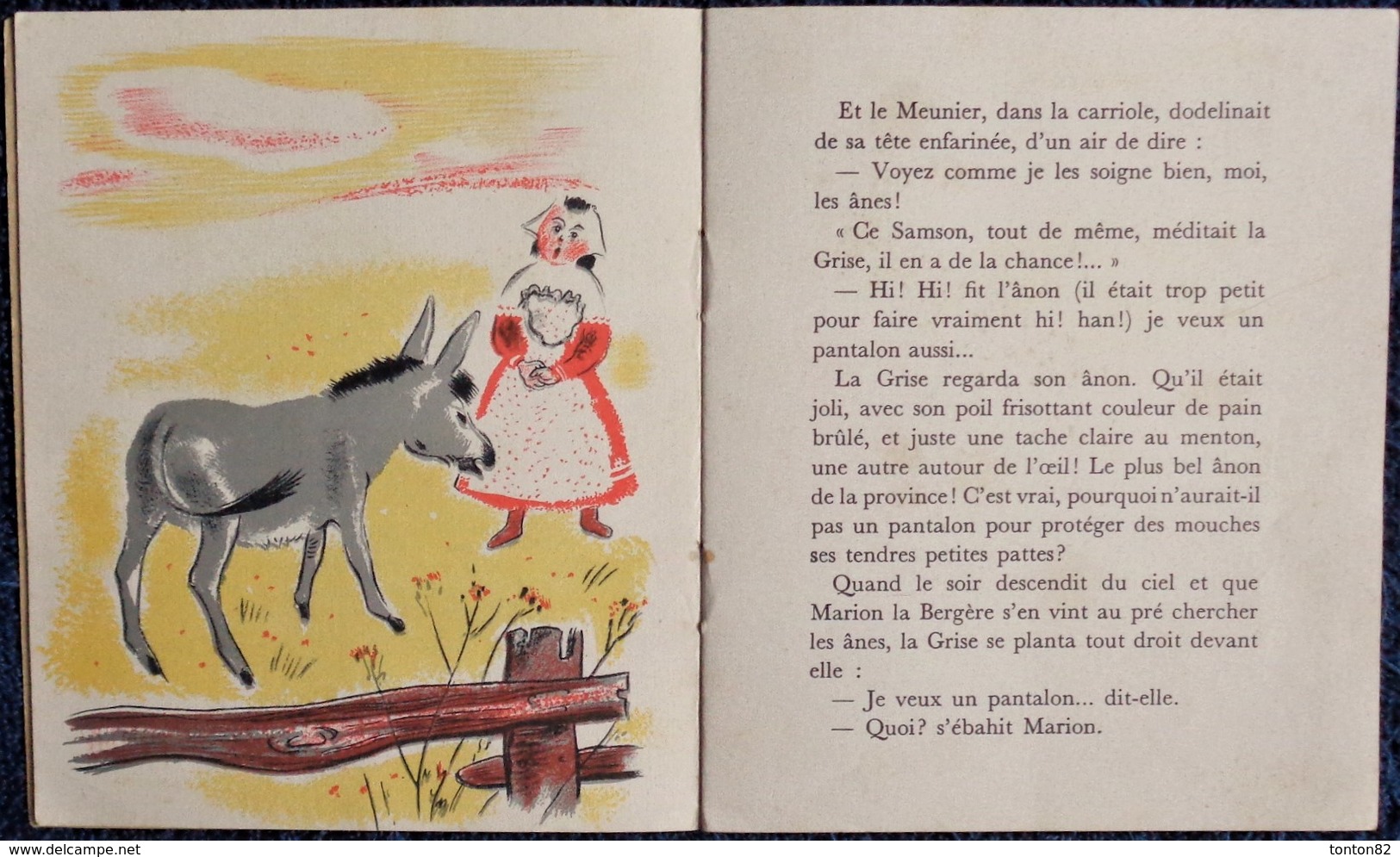 " Petits Père Castor "- Un Pantalon Pour Mon ânon ! - Flammarion - ( 1951 ) . - Other & Unclassified