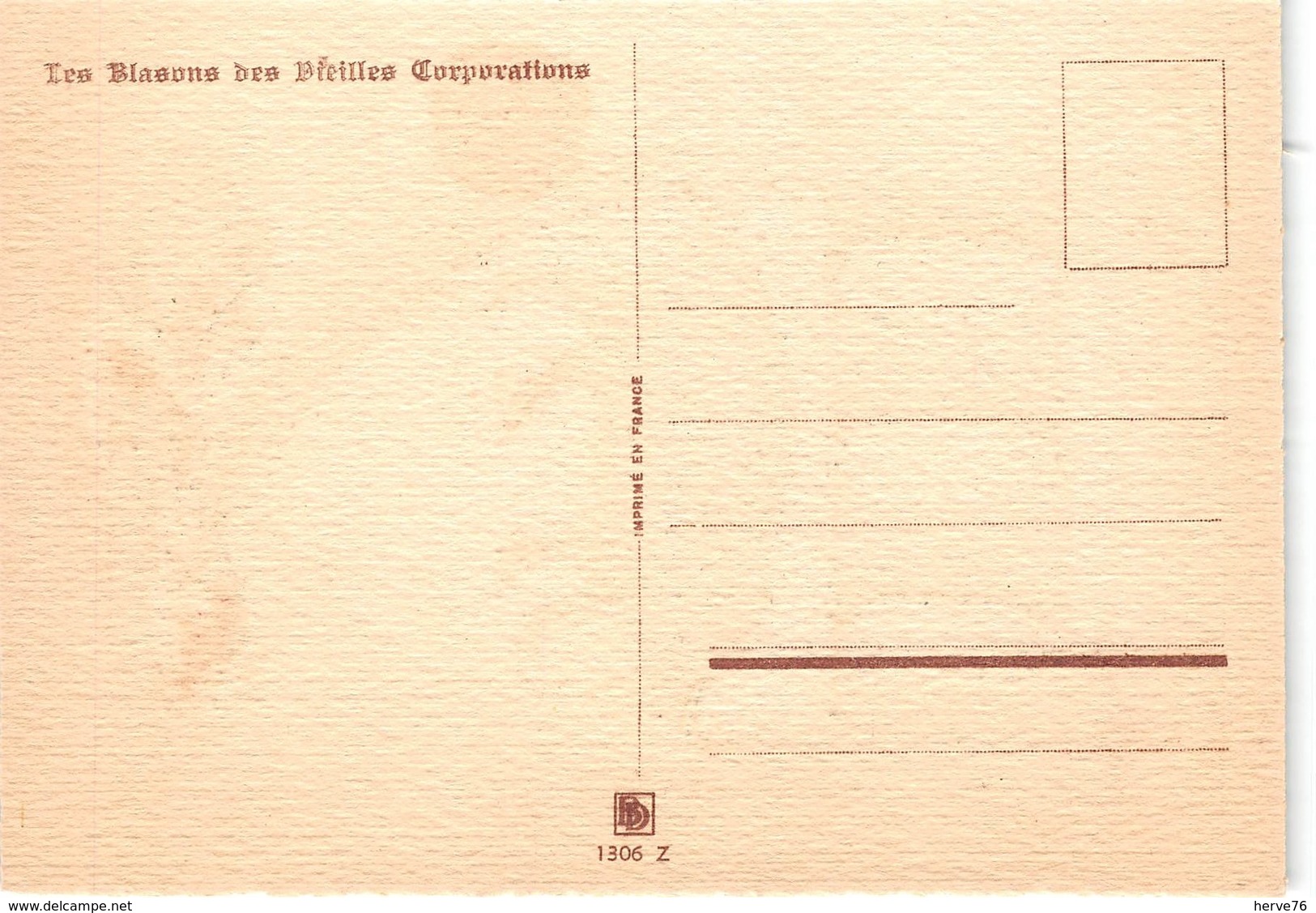 Illustrateur - M. Barré & J. Dayez - Les Blasons Des Vieilles Corporations -Charcutiers - N° 1306 Z - 1900-1949