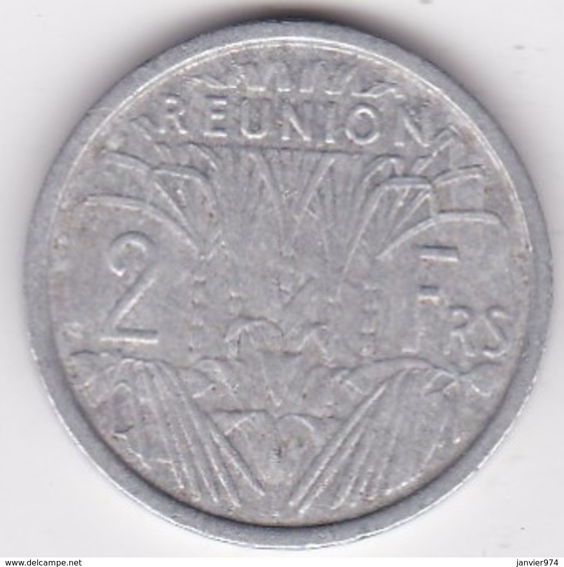 ILE DE LA REUNION. 2 FRANCS 1948. AILE. ALUMINIUM - Réunion