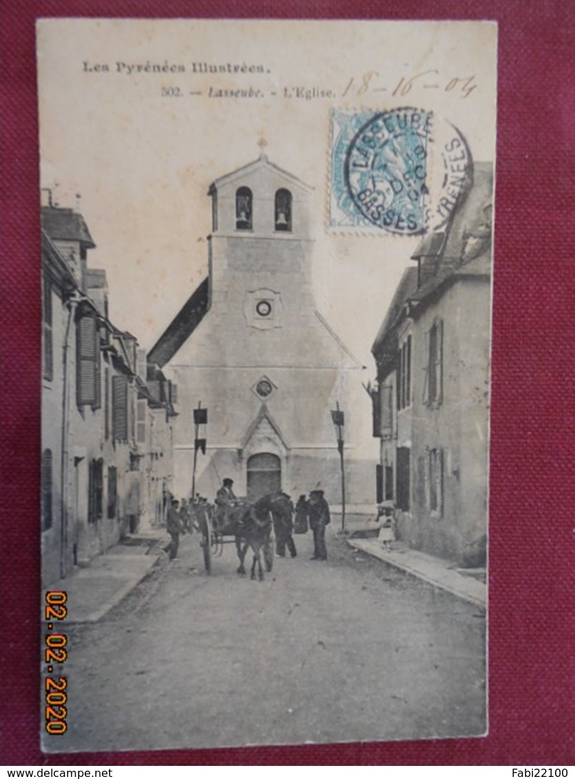 CPA - Lasseube - L'Eglise - Lasseube