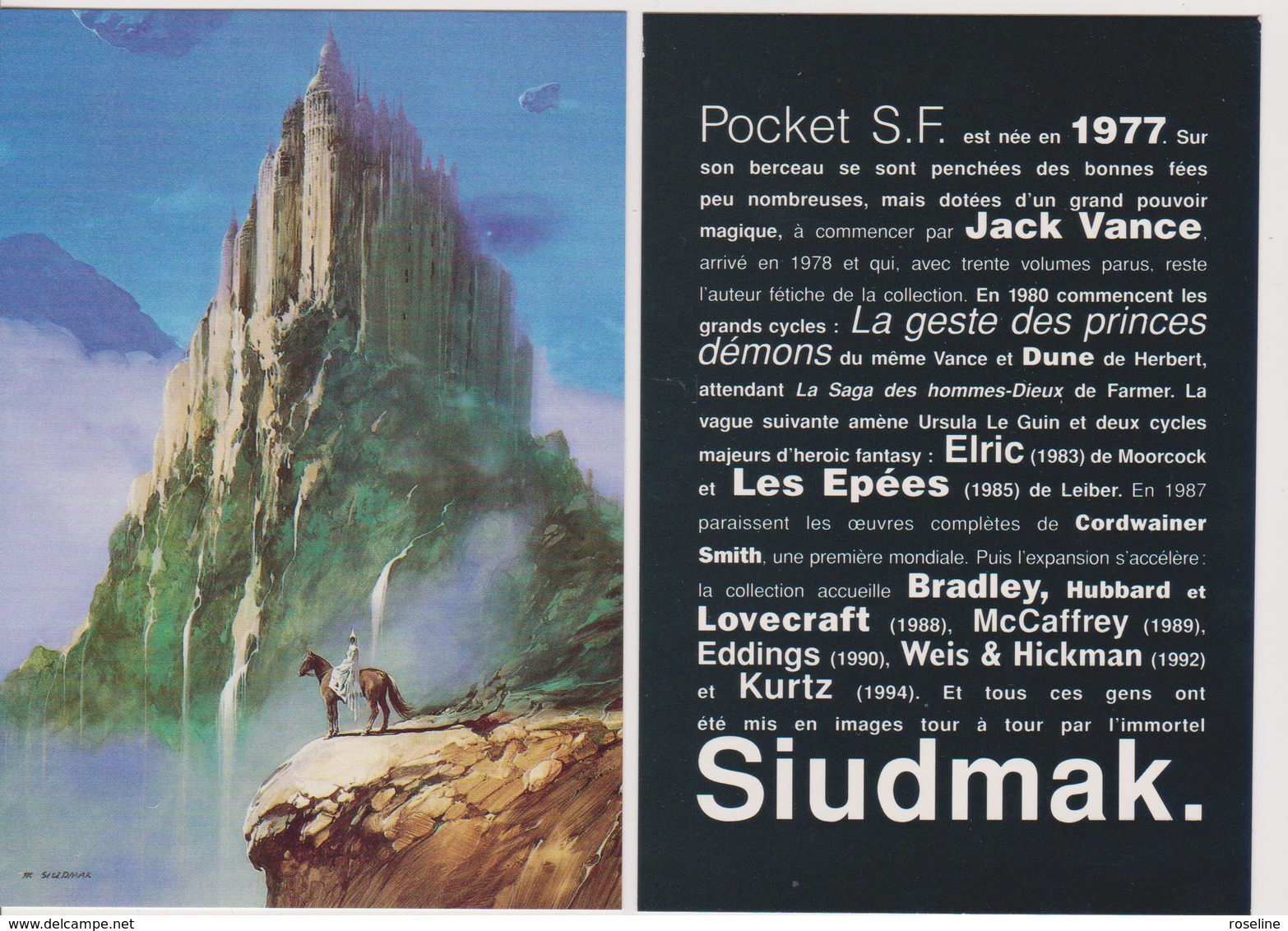 SIUDMAK  Wojtek  Ed Pocket - Pochette De 10 CP Science Fiction - CPM 10,5x15  état Luxe 1990 Neuves - Autres & Non Classés