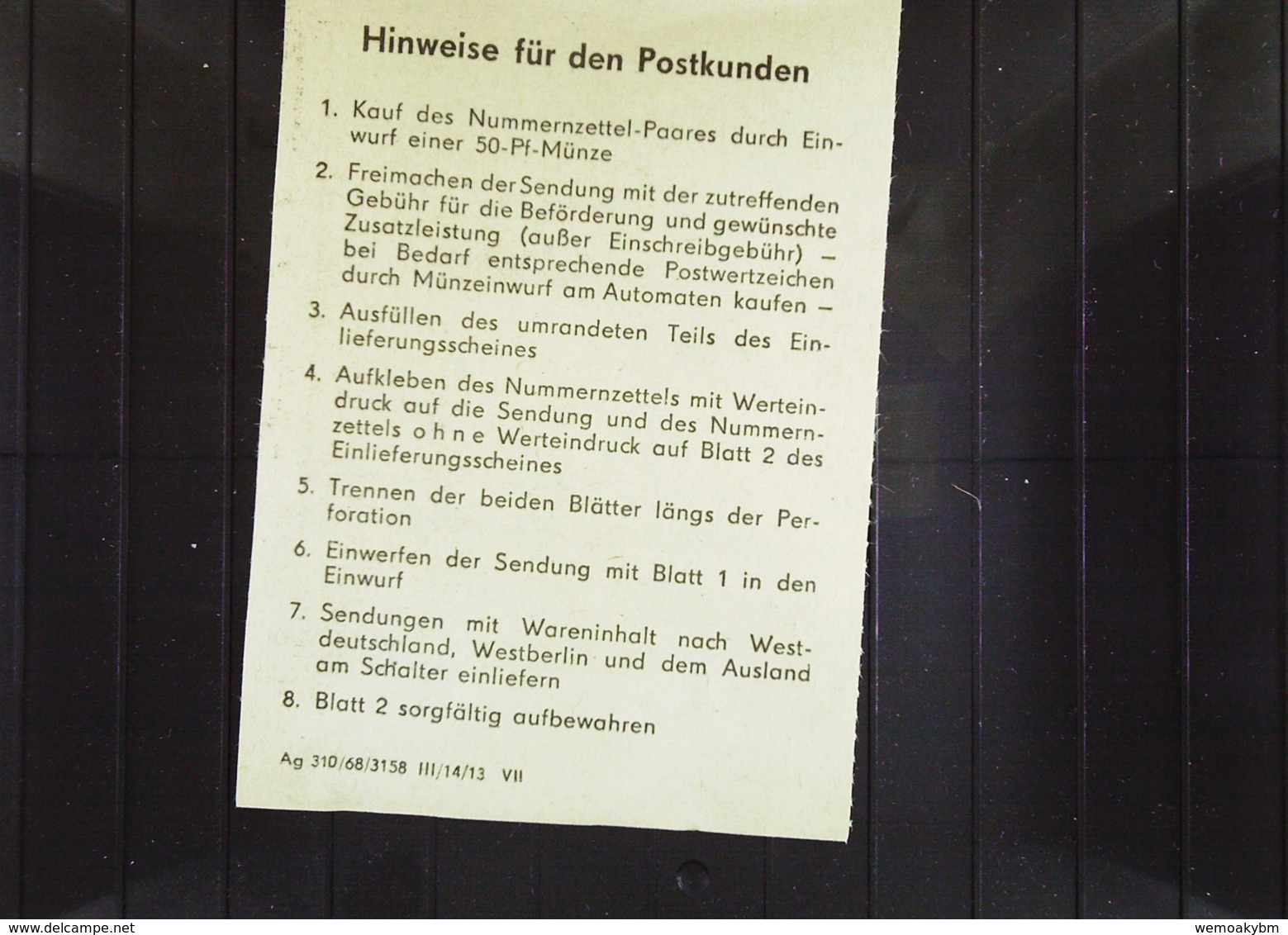 DDR: E-Fern-Bf Mit Selbstbedienungs-R-Zettel 50 Pf 1059 Berlin 892 A -mit Einlieferungsschein Vom 18.3.69 Nach Pulsnitz - R-Zettel