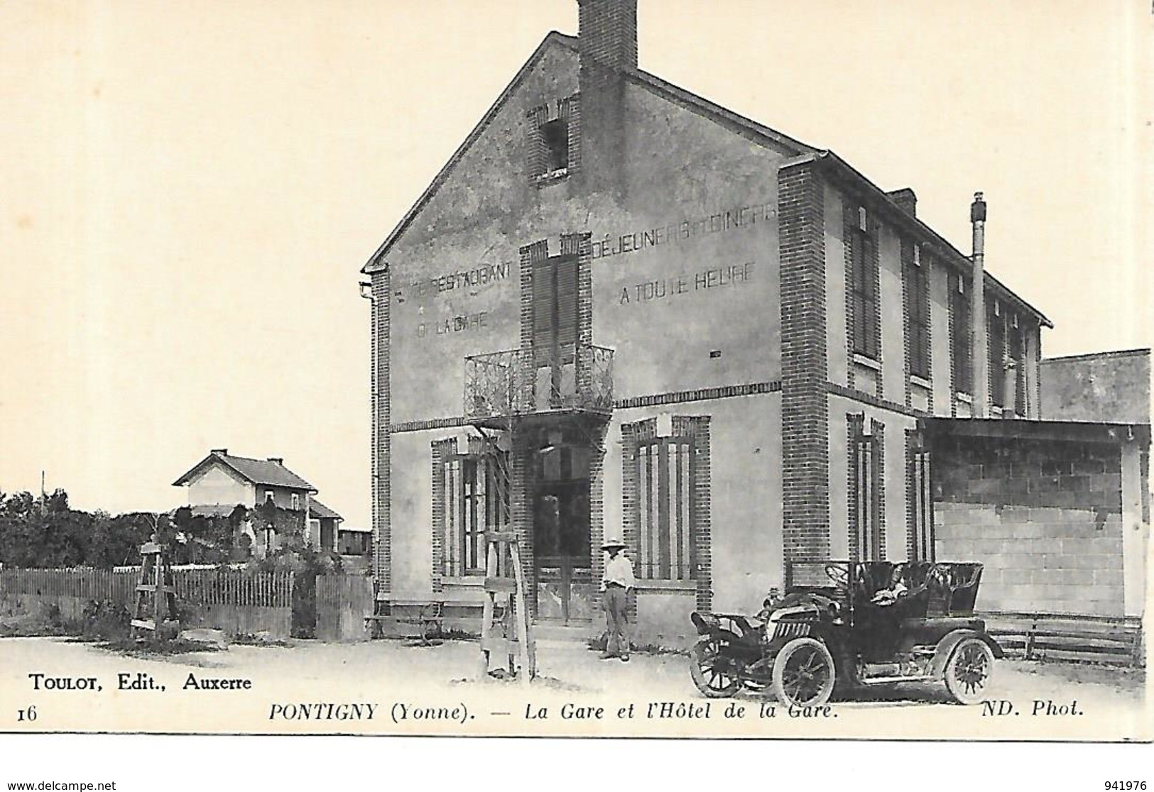 89 YONNE PONTIGNY LA GARE ET HOTEL DE LA GARE - Pontigny