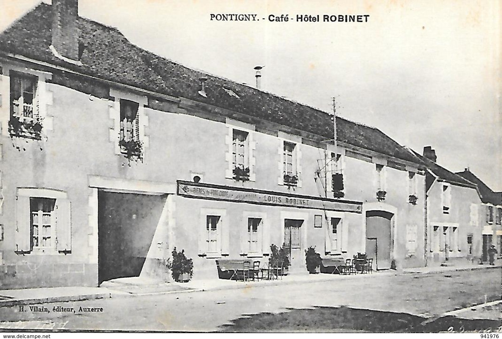 89 YONNE PONTIGNY CAFE HOTEL ROBINET - Pontigny