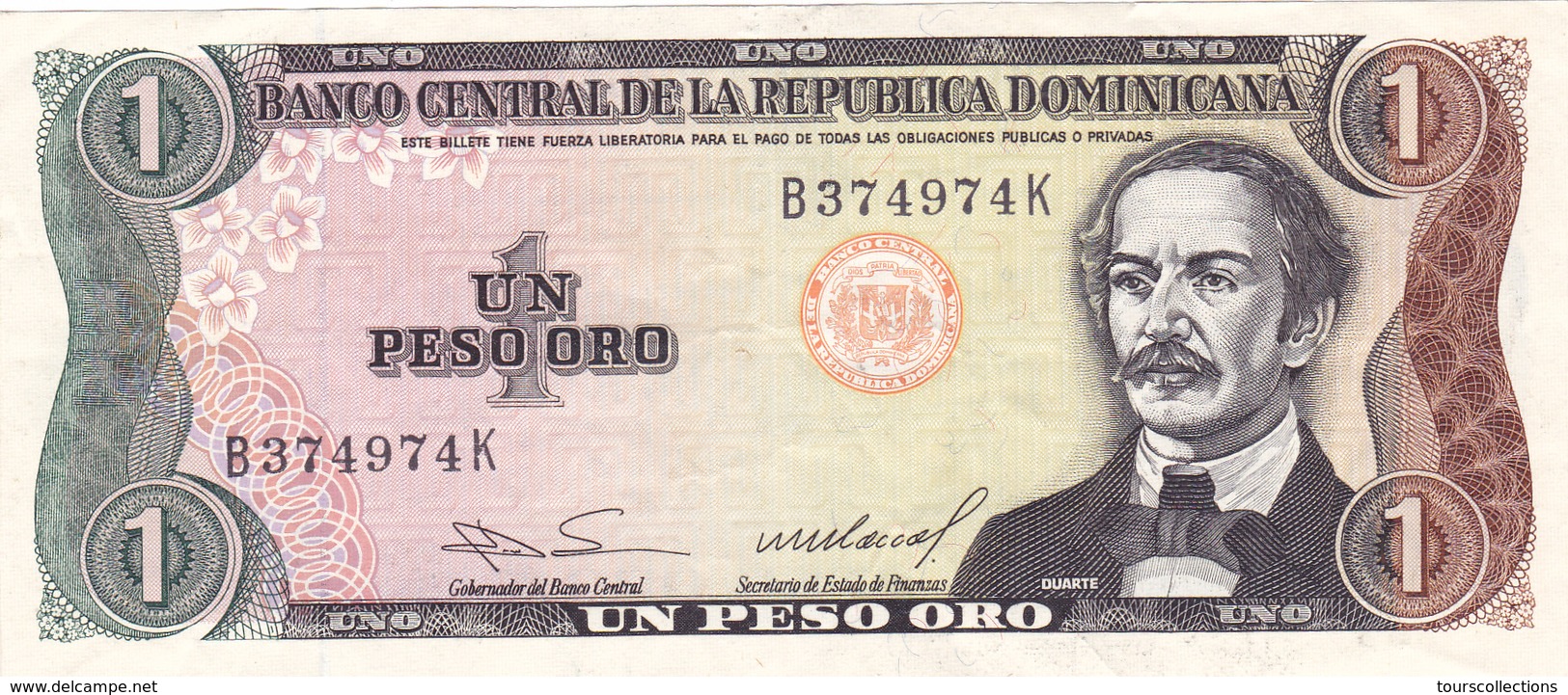 BILLET REPUBLIQUE DOMINICAINE 1 PESO ORO De 1984 @ PICK 126 - Industrie Usine De Sucre - República Dominicana