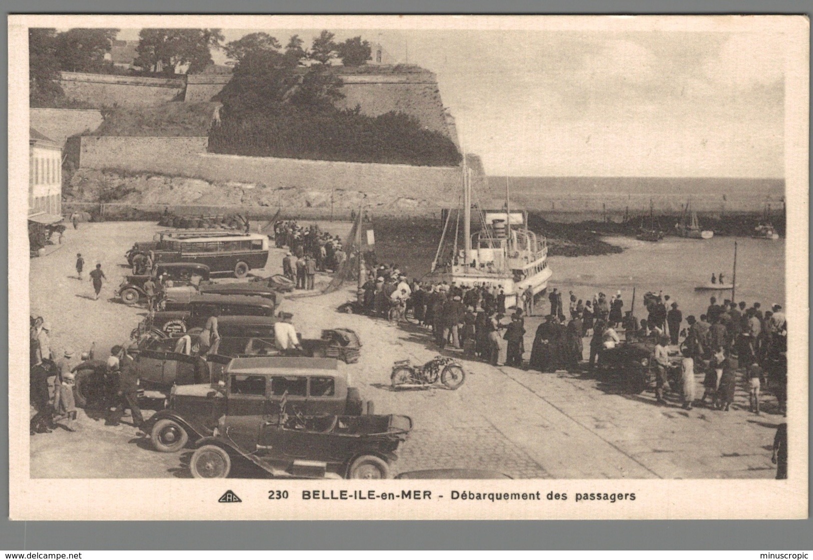 CPA 56 - Belle Ile En Mer - Débarquement Des Passagers - Belle Ile En Mer