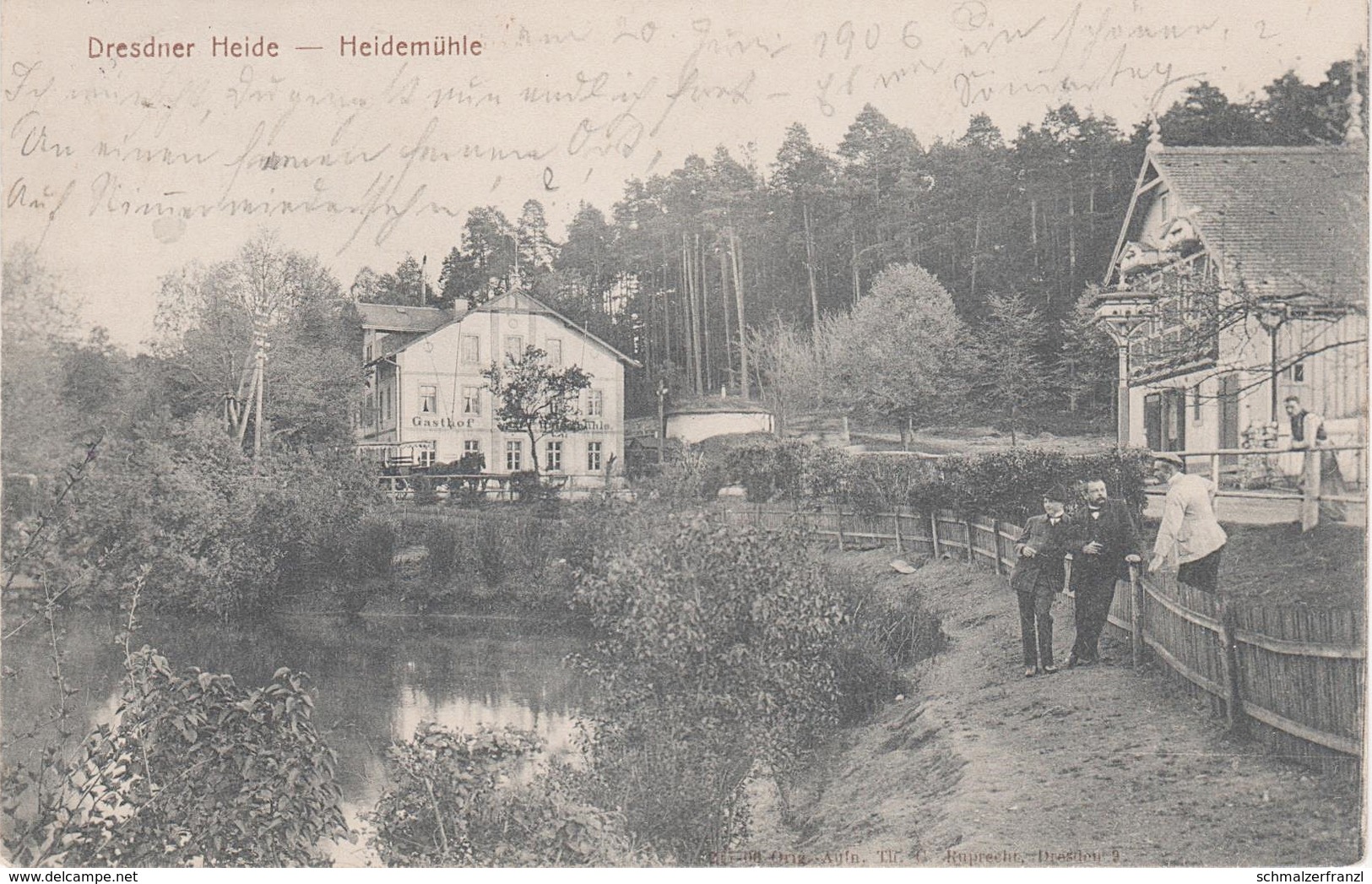 AK Haidemühle Heidemühle Gasthaus Dresdner Heide A Dresden Bühlau Weißer Hirsch Weißig Ullersdorf Langebrück Radeberg - Radeberg