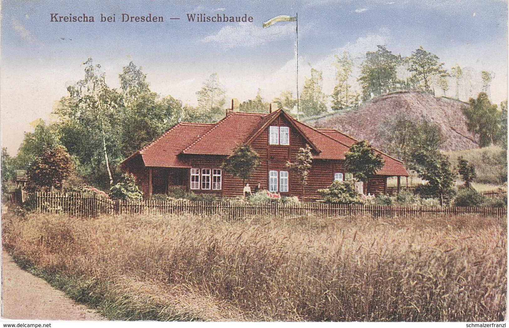 AK Wilisch Baude Gasthof Wilischbaude Kreischa Dippoldiswalde Possendorf Lungkwitz Hermsdorf Reinberg Hirschbach Quohren - Kreischa