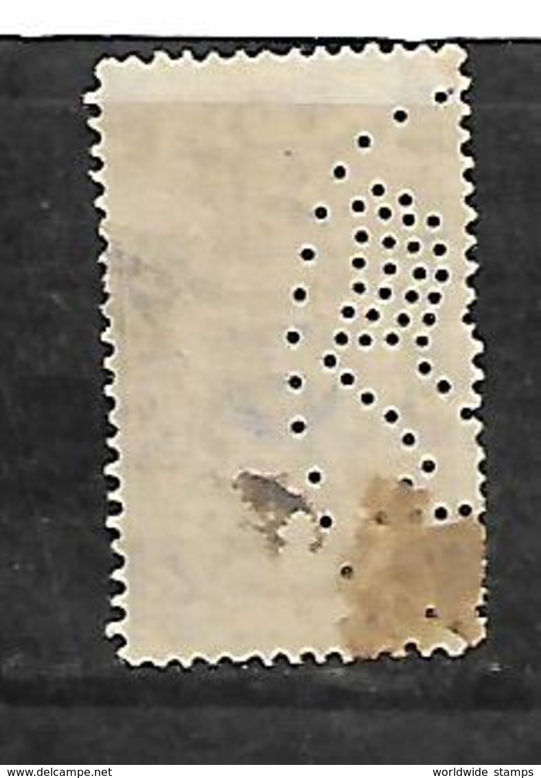 India Bombay State Insurance Stamp 40 Naye Paise Perfin - Used Stamps