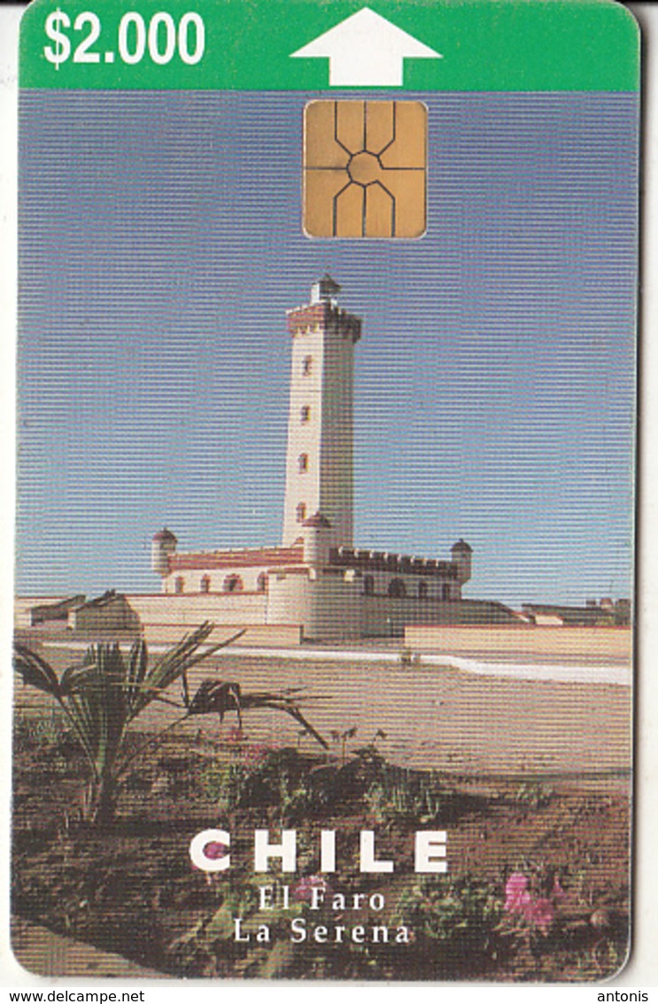 CHILE - Lighthouse, La Serena, Chip GEM1.1, 11/97, Used - Fari