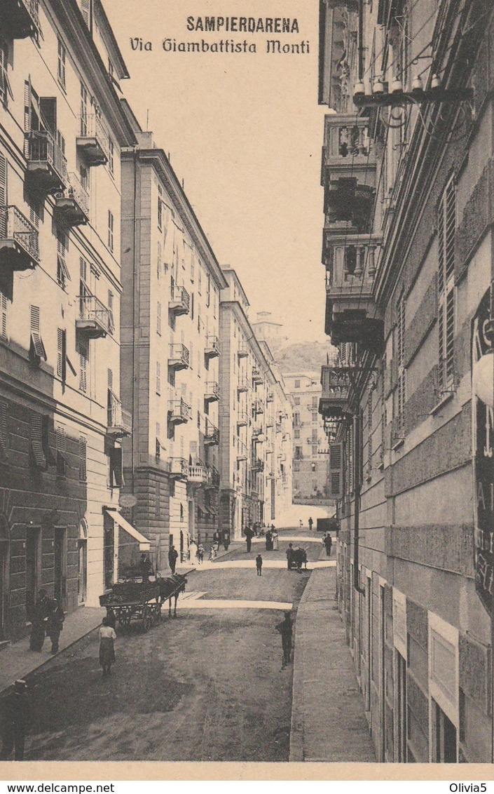 SAMPIERDARENA - VIA GIAMBATTISTA MONTI - Genova