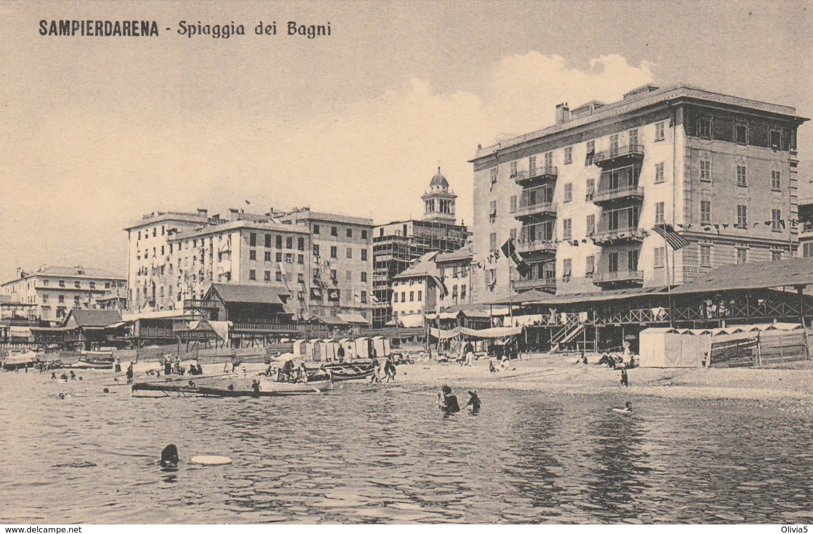 SAMPIERDARENA -SPIAGGIA DEI BAGNI - Genova