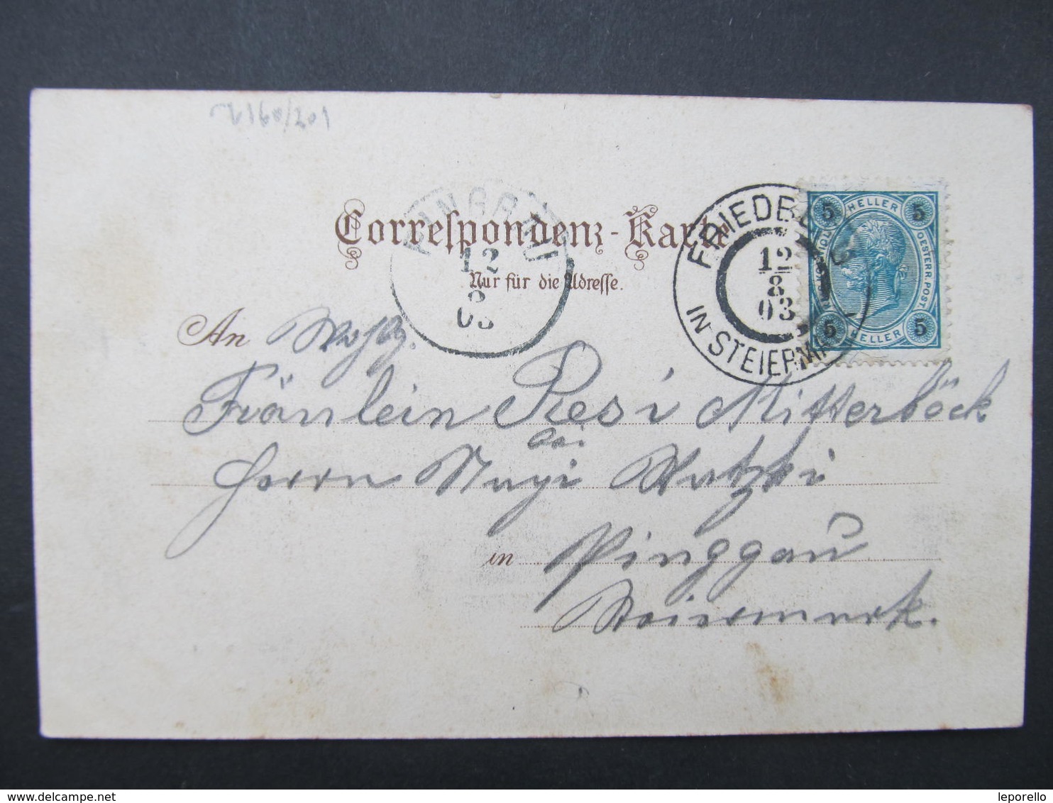 AK ST. LORENZEN Am Wechsel B. Fürstenfeld 1903 ///  D*41896 - Fürstenfeld